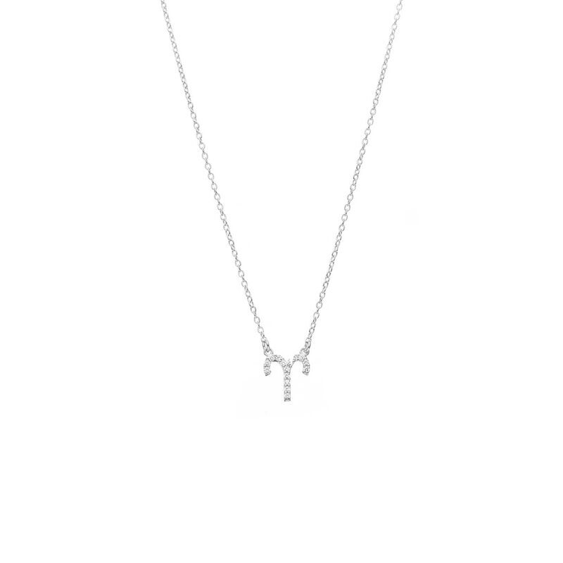 Silk & Steel Aries Necklace image number 0